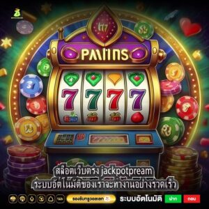 สล็อตเว็บตรง jackpotpream ระบบอัตโนมัติของเราจะทำงานอย่างรวดเร็ว